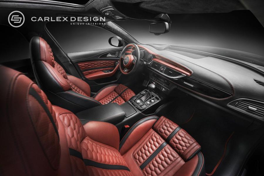 Интерьер Audi A6 Avant Honeycomb Interior by Carlex Design 2014 года  (фото 3 из 10)